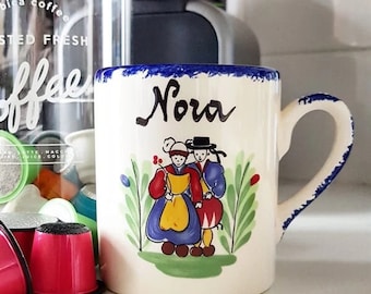 mug breton bleu - nom personnalisable