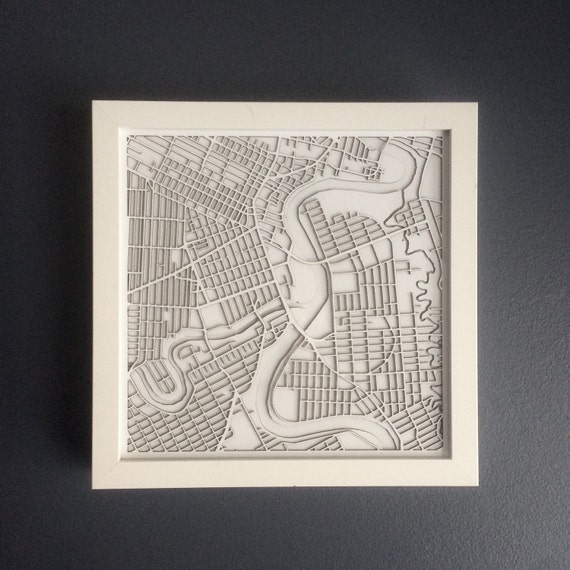 Winnipeg Laser cut maps. For an additional 40 charge these maps can be customozed to any city in the world. 9"x 9"