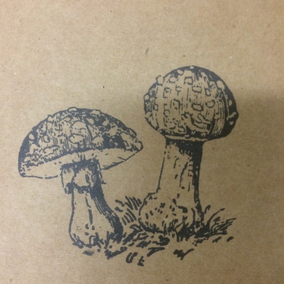 Aminita mushroom notepad, Perfect travel journal, sketchbook, or for writing, great gift for the explorer in your life. Made in Winnipeg