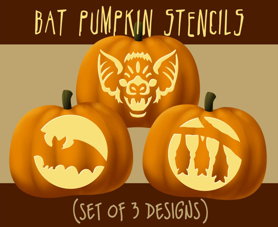 Digital Bat Pumpkin Stencils Halloween Jack o lantern Patterns Etsy digital-bat-pumpkin-stencils-halloween-jack-o-lantern-patterns-etsy