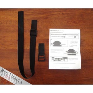Adjustable Mask Strap Kit, Polypropylene Strap, Face Mask Strap, Strap for Masks, 1&quot; Poly Webbing Strap, Black Poly Strap, Mask Strap Set