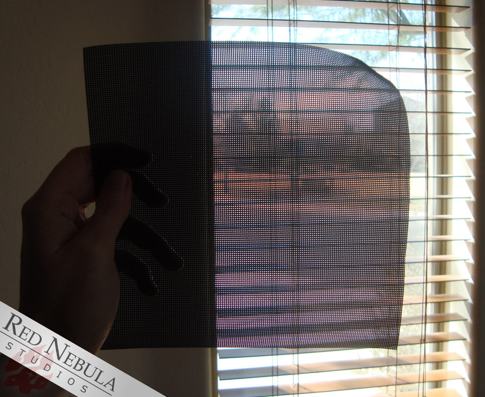 Black Mesh Fabric Mask Eye Covers Costume Eye Blackout Mesh Etsy