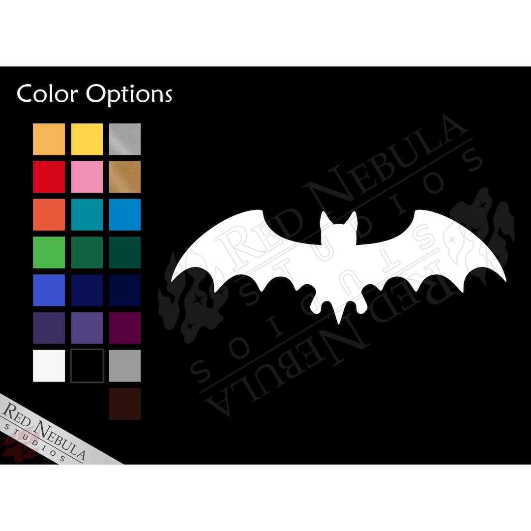 Bat Vinyl Decal, One or Three Flying Bats Decal, Animal Silhouette Car ...