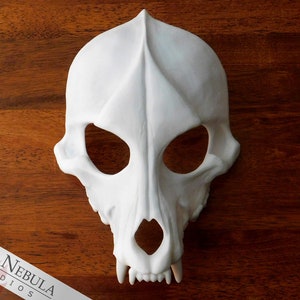 Wolf Skull Mask Blank White Cast Resin Mask for Wolf, Dog, Fox, Coyote, Jackal, or other Canines image 4
