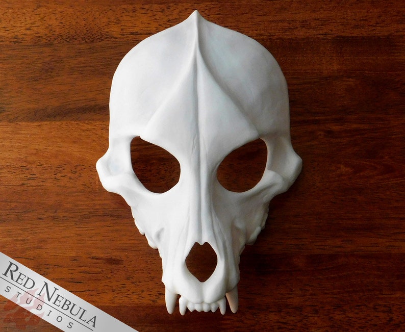 Wolf Skull Mask Blank White Cast Resin Mask for Wolf, Dog, Fox, Coyote, Jackal, or other Canines image 4