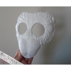 Spider Mask Blank, Unusual Masquerade Mask, Unique Creature Mask, Eight Eyes, Arachnid Mask, Spider Fangs, Spider Face Mask, Halloween Mask