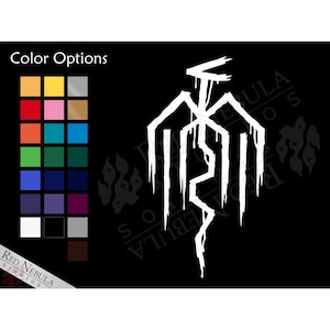 Kirkwall Dragon Vinyl Decal, Dragon Age Car Decal with the Tevinter Kirkwall Heraldry - Multiple Color Options