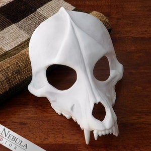 Wolf Skull Mask Blank White Cast Resin Mask for Wolf, Dog, Fox, Coyote, Jackal, or other Canines image 2