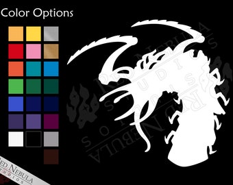 Thresher Maw Vinyl Decal - Mass Effect Thresher Maw Sticker - Multiple Color Options