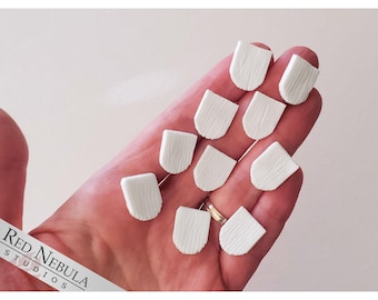 Resin Mini Shingles - Miniature Unpainted Weatherproof Roof Tiles for DIY Dollhouses or Fairy Garden Projects | Fairy House Kit Parts