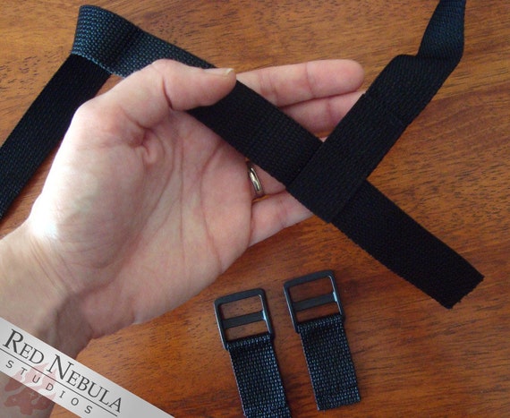 Two-part Strap Kit for Large Masks, Adjustable Strap Kit