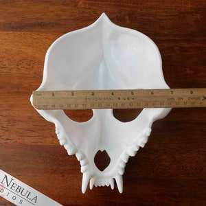 Wolf Skull Mask Blank White Cast Resin Mask for Wolf, Dog, Fox, Coyote, Jackal, or other Canines image 6