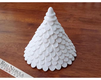 Resin Fairy House Roof - 3 Piece Conical Roof with Shingles and Acorn-Shaped Finial for Fairy Garden Projects, Fairy House Kit Parts