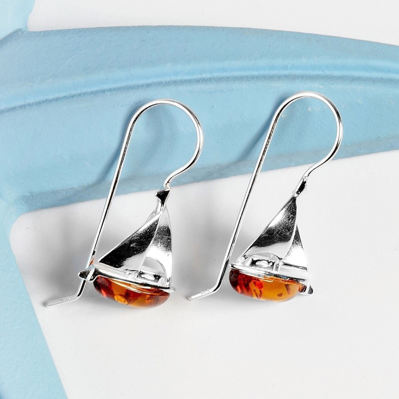 Brass Nautilo Earrings