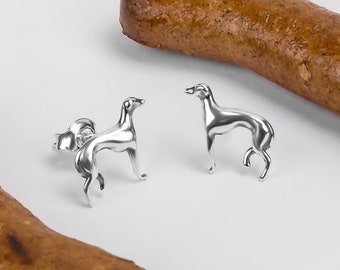 VENACOLY Orecchini Levriero In Argento Sterling 925 – Gioiello Regalo Per Amanti Dei Greyhound