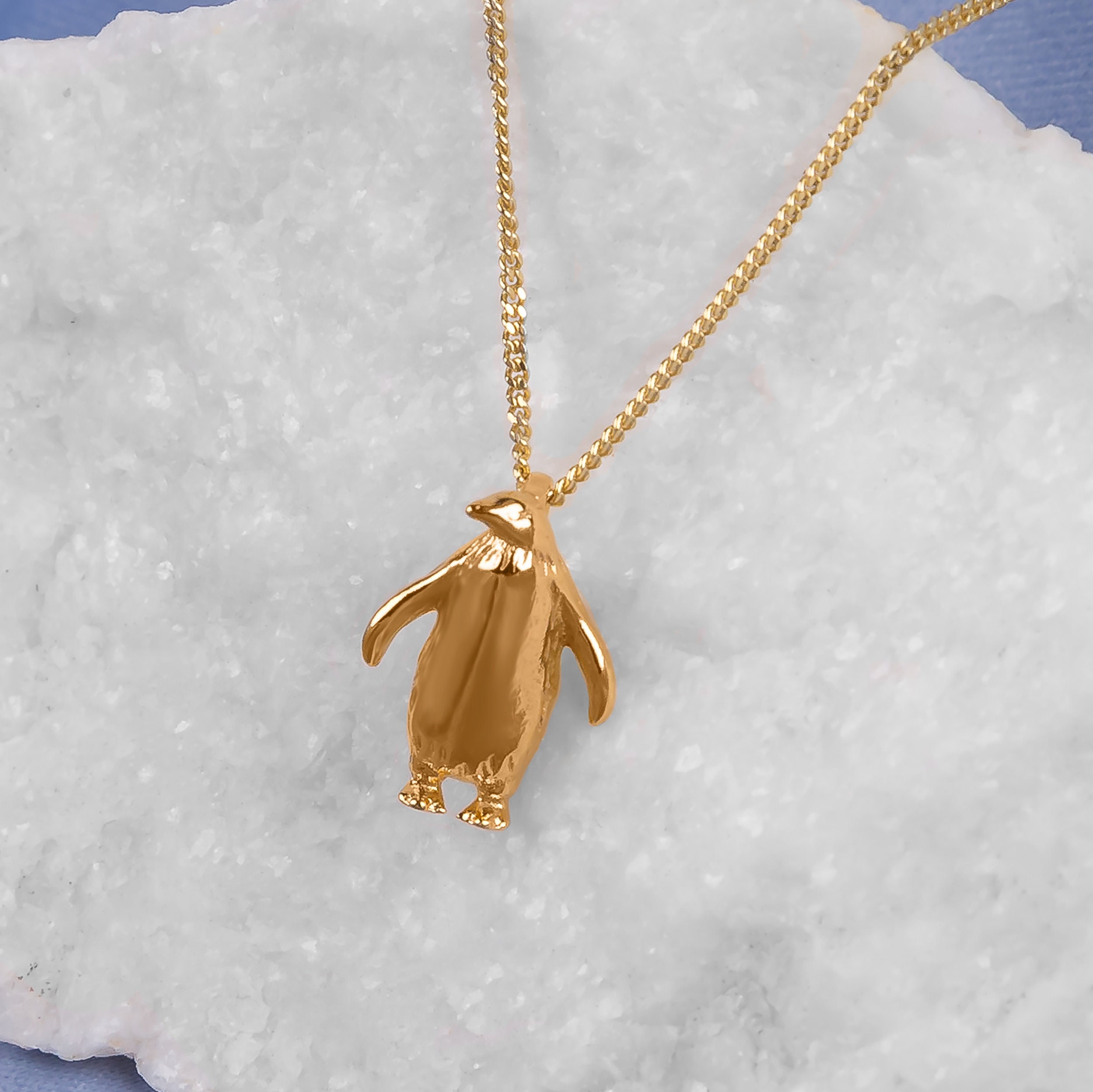 Buy Penguin Necklace Gold Online in India - Etsy