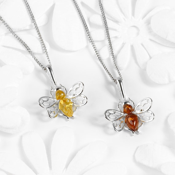 Tiny Honey Bee Necklace in 925 Sterling Silver Bumble bee Necklace Minimal Insect Necklace Jewelry Gift for Women Best Friend Gift Etsy Canada