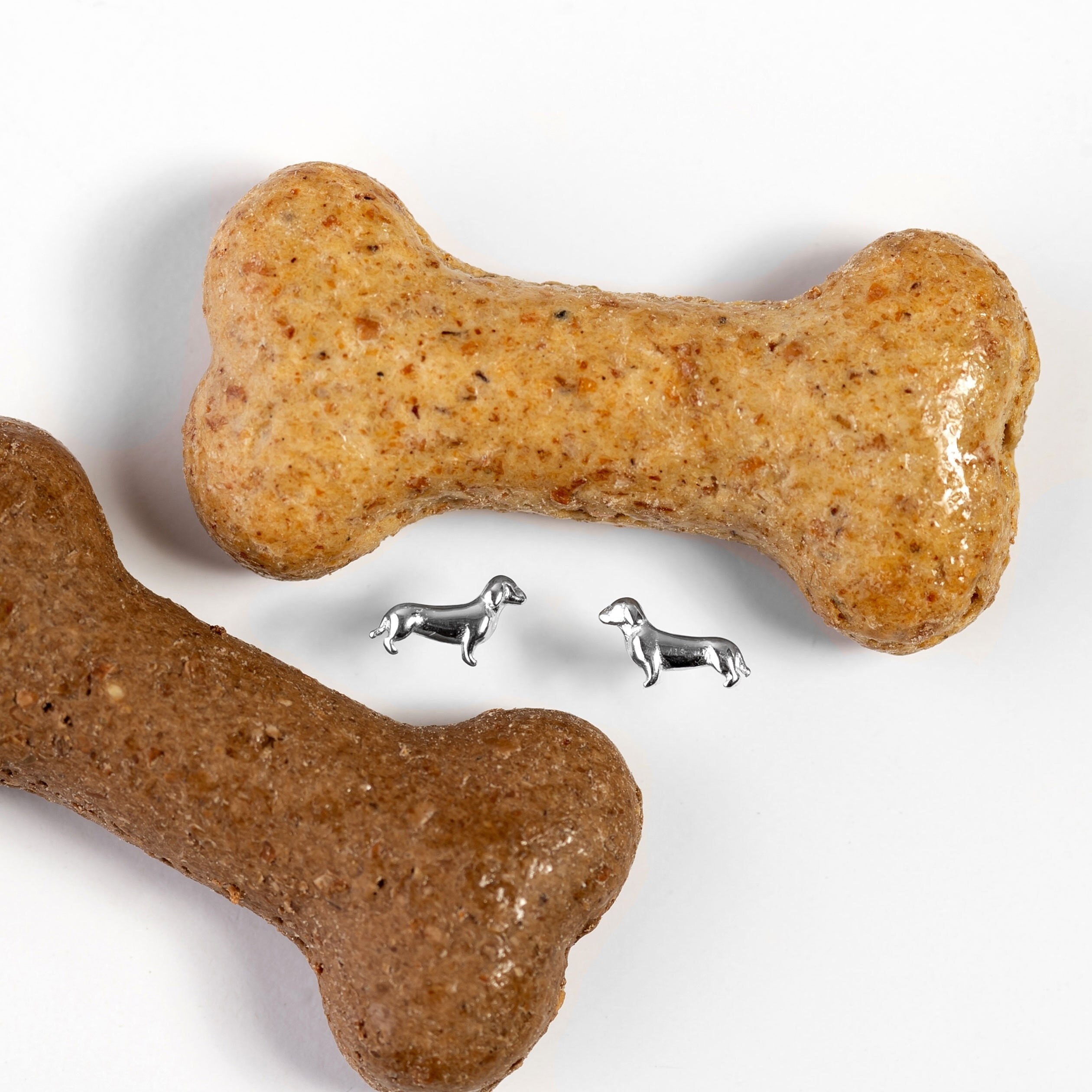 Sausage Dog Earrings Dog Studs Silver Dachshund Jewelry Etsy UK