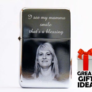 Personalised Lighter, Photo & Text Personalized Lighter, Quality Gift for Father's Day, Gift for Husband, Anniversary gift