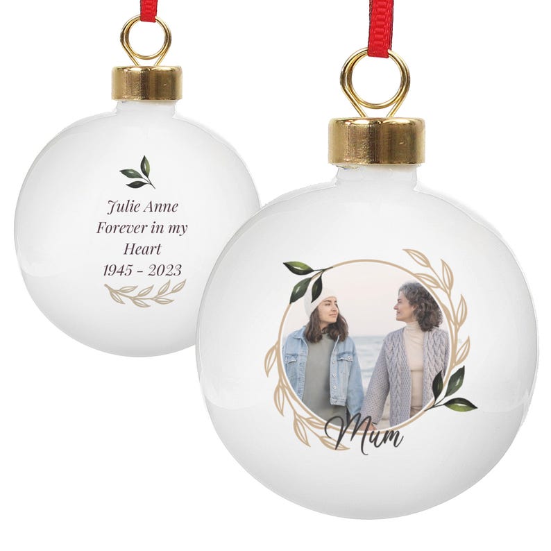 Personalised Photo Memorial Bauble - Thumbnail 3