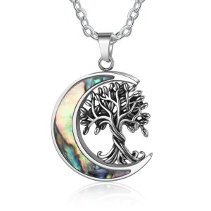 Cremation Ashes Necklace Family Tree, Memorial Pendant, Remembrance Jewelry, Custom Tribute, Meaningful Gift 画像 7