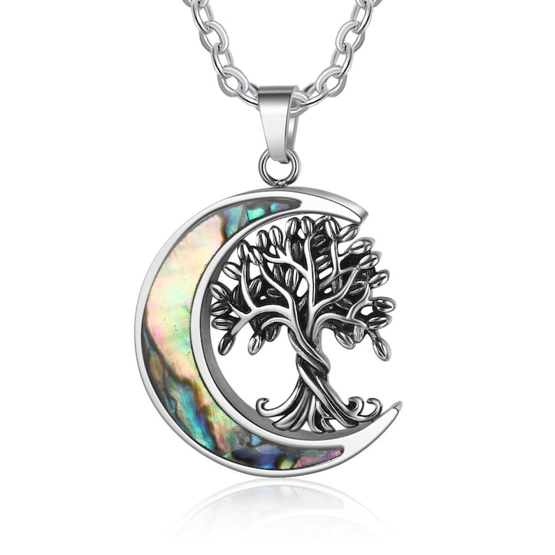 Cremation Ashes Necklace Family Tree, Memorial Pendant, Remembrance Jewelry, Custom Tribute, Meaningful Gift 画像 7