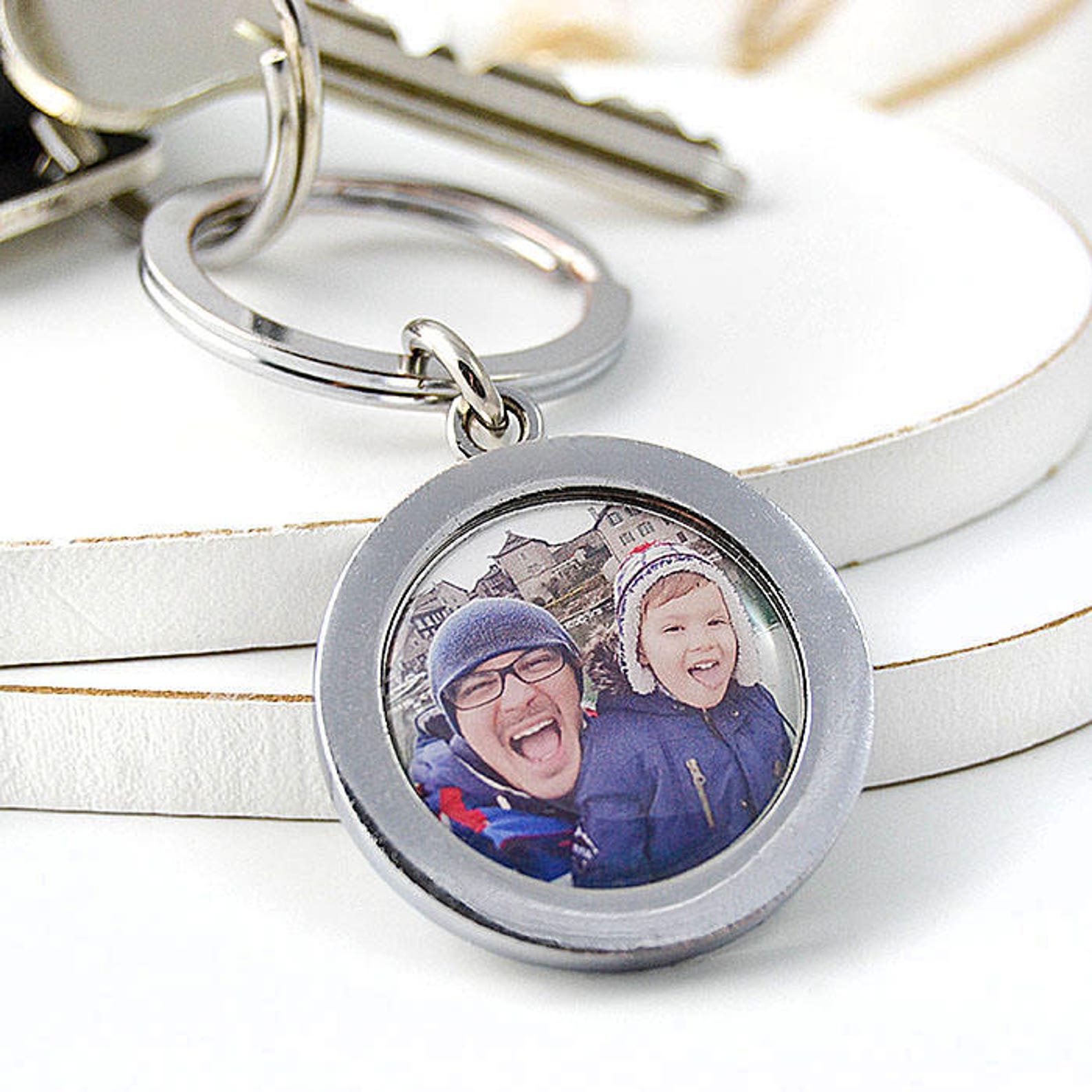 Colour Photo personalized Metal keychain Engraving On Etsy