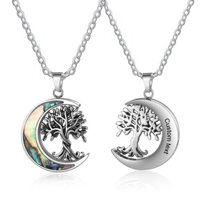 Cremation Ashes Necklace Family Tree, Memorial Pendant, Remembrance Jewelry, Custom Tribute, Meaningful Gift 画像 2