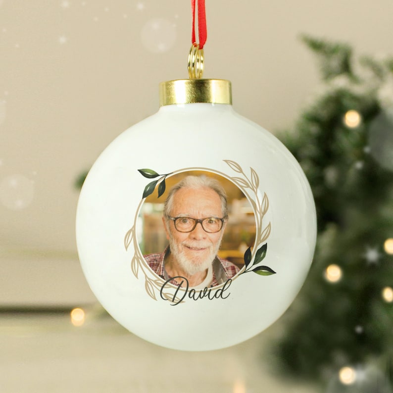 Personalised Photo Memorial Bauble - Thumbnail 5