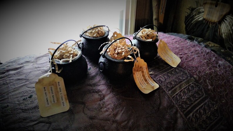 Botanical Crystal Bath Salts Witchy Gifts Herbal Spiritual Etsy