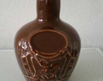 Chivas Brothers Limited Aberdeen Scotland Spode England Brown Liquor Bottle