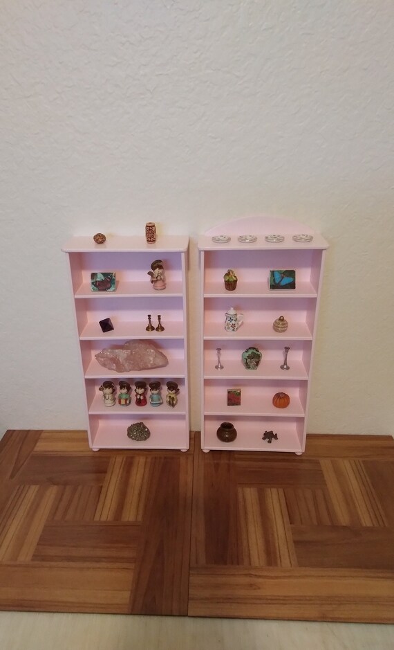 Tall Pink Doll Bookcase Shelves Room Divider Bookshelf 1 6 Scale