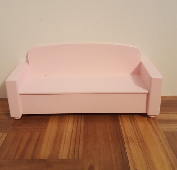 Pink 1 6 Scale Sofa Playscale Doll Couch Barbie Size Living Room