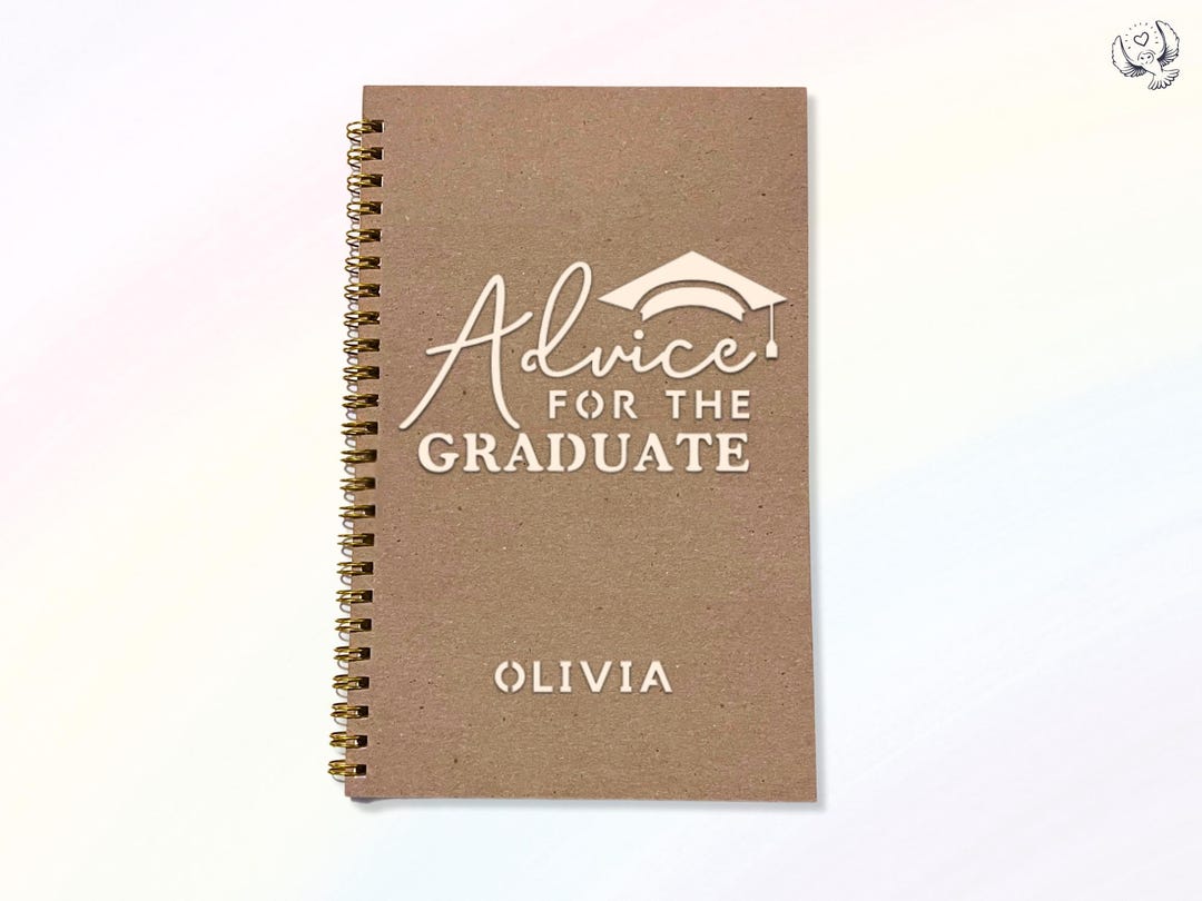 Advice for the Graduate Notebook | Graduation Gift, Words of Wisdom ...