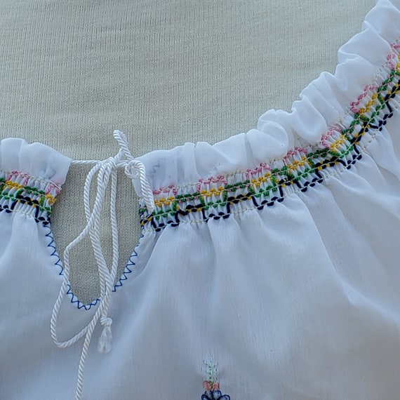 70s Hungarian Peasant Blouse // 70s does 30s Embr… - image 3