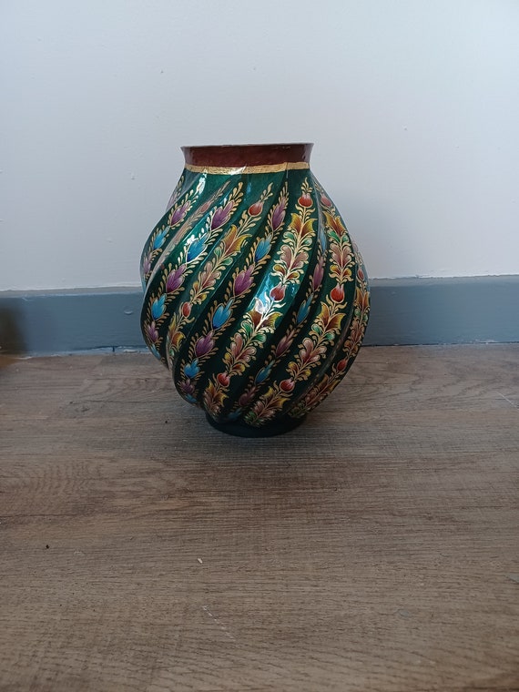 Abdon Punzo Angel Michoacan Santa Clara Del Cobre Vase Vessel - Etsy