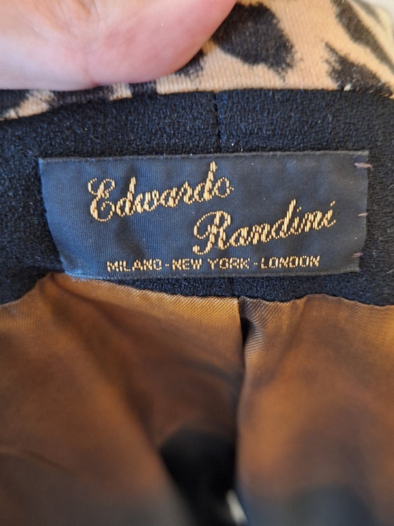 Size small medium authentic vintage 1940s leopard… - image 4