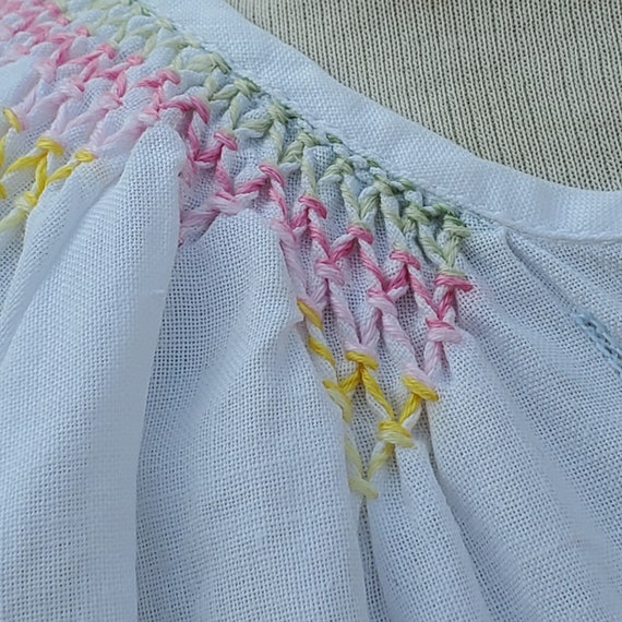 Vintage 1950s Embroidered Hungarian Peasant Blous… - image 6