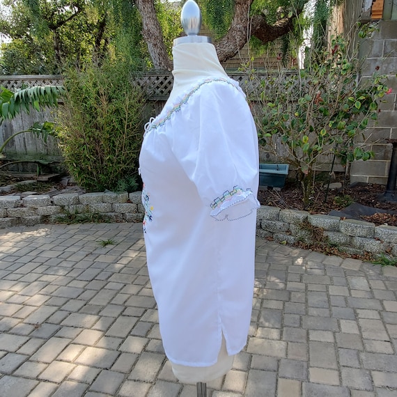 70s Hungarian Peasant Blouse // 70s does 30s Embr… - image 5