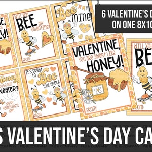 Bee Mine - Kid&#39;s Valentine&#39;s Day Cards