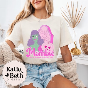 Preppy Pink Halloween PNG Bundle: Retro Spooky Clipart (Digital Download) image 6