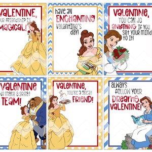 Tarjetas de San Valentín de la princesa Archivo digital, bricolaje, 8x10, imprimible
