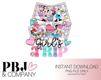 Girl's Trip png, sublimation, girls vacation