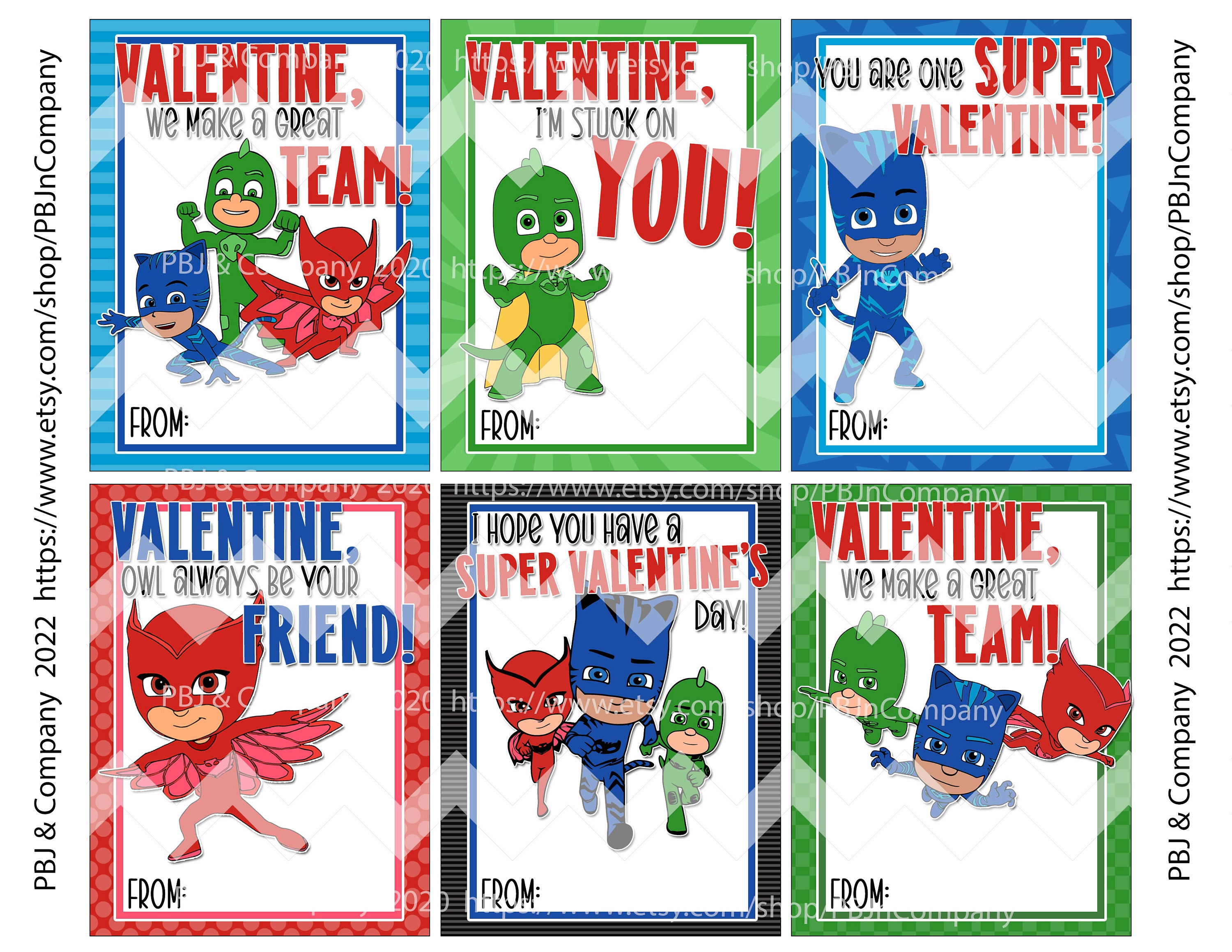 Pj Valentine Etsy