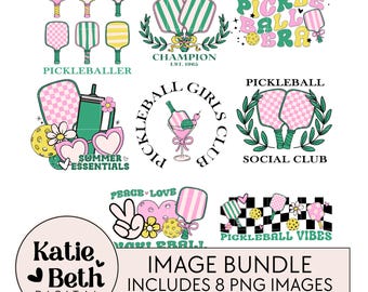 Pickleball PNG Bundle