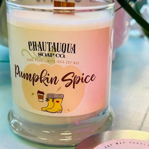 Pumpkin Spice Wood Wick Candle