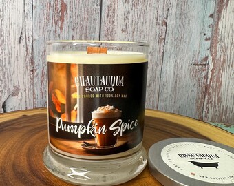 Pumpkin Spice Wood Wick Candle