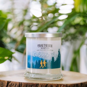 Colorado Blue Wood Wick Candle