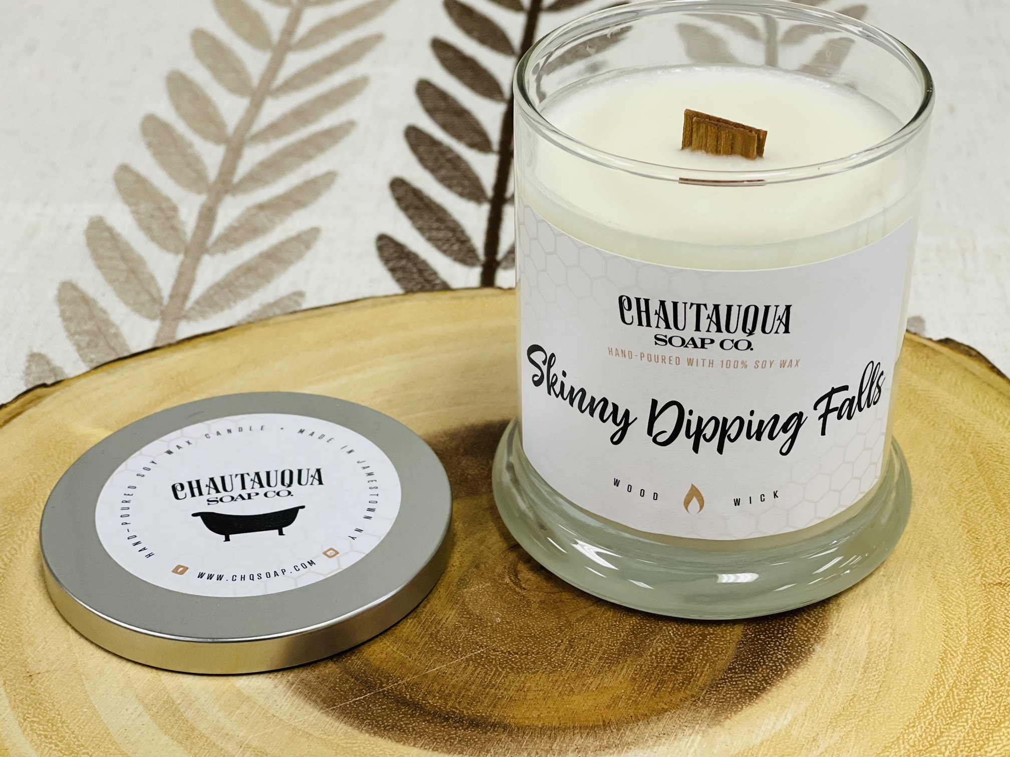 Skinny Dipping Falls Wood Wick Candle Etsy UK
