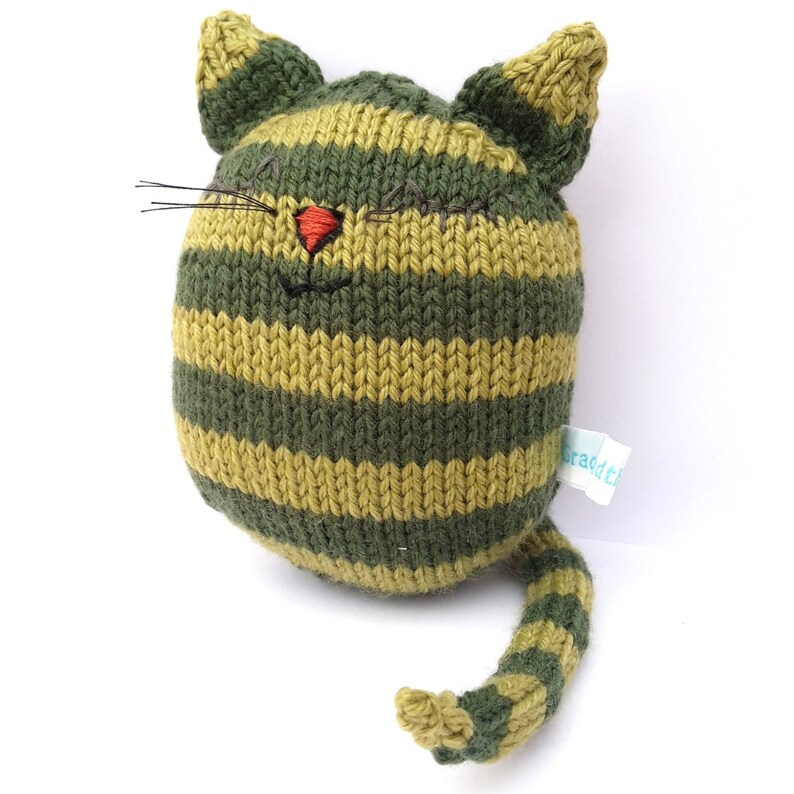 Cat knitting pattern Etsy